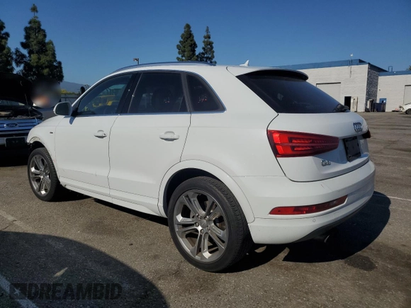 2018 Audi Q3 Premium Plus with VIN WA1HCCFS5JR013581, listed as a Copart auction lot 56422095 with 103,565 mi miles and Salvage title. Bid and sale history available at DreamBid. Image 2.