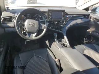 2021 Toyota Camry SE Nightshade with VIN 4T1G11AK6MU477558, listed as a Copart auction lot 46234885 with 77,049 mi miles and Salvage Title. Bid and sale history available at carsss.com. Image 8.