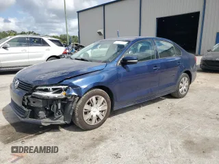 2014 Volkswagen Jetta SE with VIN 3VWD17AJ5EM402077, listed as a Copart auction lot 54661285 with 98,586 mi miles and Salvage title. Bid and sale history available at DreamBid. Image 1.