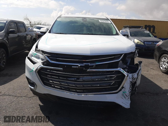 2020 Chevrolet Traverse LT Cloth with VIN 1GNERGKW7LJ139585, listed as a Copart auction lot 55529455 with 62,376 mi miles and Salvage title. Bid and sale history available at DreamBid. Image 5.