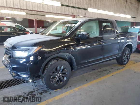2023 Honda Ridgeline Sport z VIN 5FPYK3F18PB054969, wystawiony jako Copart lot #41437045 z przebiegiem 11 478 mil mil oraz Szkoda całkowita • Salvage title. Historia ofert i sprzedaży dostępna na DreamBid. Obrazek 1.
