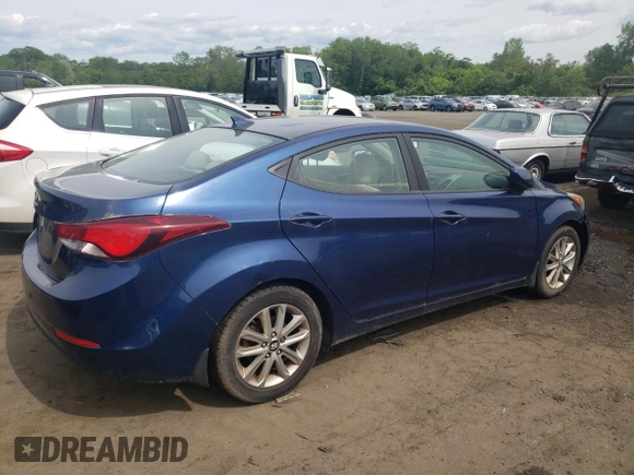 2015 Hyundai Elantra SE z VIN 5NPDH4AE2FH643103, wystawiony jako Copart lot #57914065 z przebiegiem 140 765 mil mil oraz Tytuł czysty. Historia ofert i sprzedaży dostępna na DreamBid. Obrazek 3.