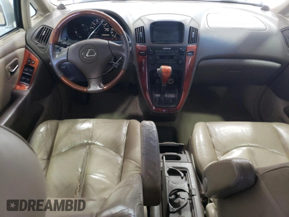 2002 Lexus RX 300 with VIN JTJHF10U720267677, listed as a Copart auction lot 74629634 with 190,105 mi miles and Salvage Title. Bid and sale history available at carsss.com. Image 8.