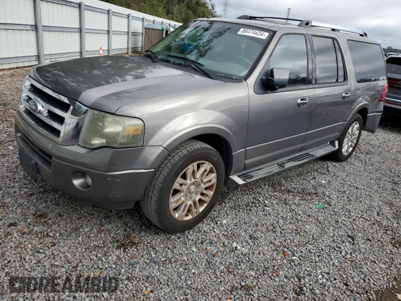 2011 Ford Expedition Max Limited with VIN 1FMJK1K50BEF05163, listed as a Copart auction lot 86474434 with 164,345 mi miles and Salvage title. Bid and sale history available at DreamBid. Image 1.