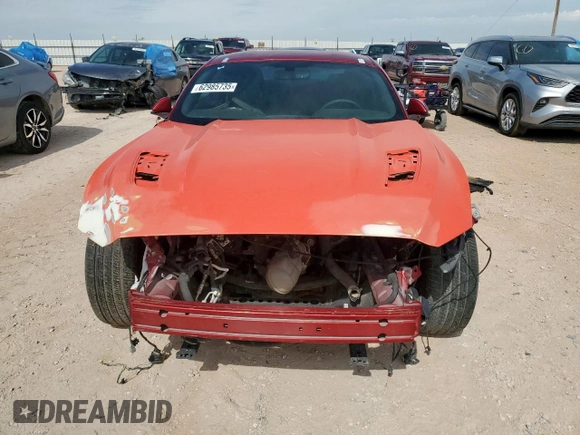 2015 Ford Mustang V6 with VIN 1FA6P8AM7F5329835, listed as a Copart auction lot 62985735 with Not provided miles and Salvage title. Bid and sale history available at DreamBid. Image 5.