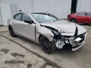 2025 Mazda 3 S Select Sport with VIN JM1BPABM0S1759092, listed as a Copart auction lot 44638055 with Not Provided miles and Salvage Title. Bid and sale history available at DreamBid. Image 4.