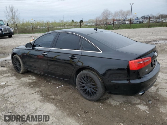 2015 Audi A6 Premium Plus with VIN WAUGFAFC9FN018686, listed as a Copart auction lot 53133675 with Not provided miles and Salvage title. Bid and sale history available at DreamBid. Image 2.