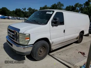 2010 Ford Econoline Cargo with VIN 1FTSS3ES2ADA35289, listed as a Copart auction lot 59536725 with 265,836 mi miles and Salvage title. Bid and sale history available at DreamBid. Image 1.
