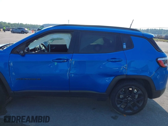 2021 Jeep Compass 80th Anniversary with VIN 3C4NJCEB3MT531703, listed as a IAAI auction lot 42006349 with 73,876 mi miles and . Bid and sale history available at carsss.com. Image 12.