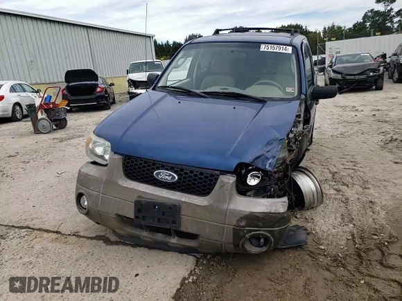 2007 Ford Escape XLT with VIN 1FMYU03Z47KA39170, listed as a Copart auction lot 75157914 with 141,672 mi miles and Salvage Title. Bid and sale history available at carsss.com. Image 12.