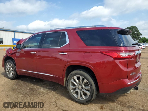 2019 Chevrolet Traverse Premier z VIN 1GNERKKW6KJ196586, wystawiony jako Copart lot #53233245 z przebiegiem Nie podano mil oraz Szkoda całkowita • Salvage title. Historia ofert i sprzedaży dostępna na DreamBid. Obrazek 2.