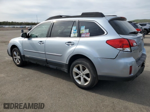 2013 Subaru Outback Premium with VIN 4S4BRBGC2D3309236, listed as a Copart auction lot 54017115 with 108,038 mi miles and Salvage Title. Bid and sale history available at carsss.com. Image 2.