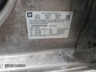 2015 GMC Sierra 1500 SLE z VIN 1GTV2UEC9FZ323204, wystawiony jako Copart lot #55364315 z przebiegiem 220 427 mil mil oraz Szkoda całkowita • Salvage title. Historia ofert i sprzedaży dostępna na DreamBid. Obrazek 12.
