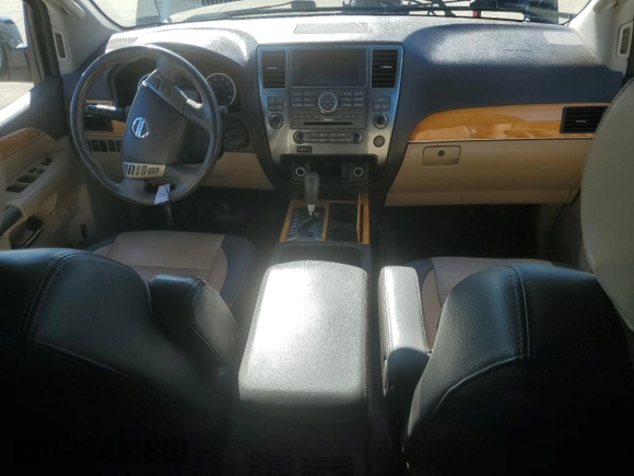 2014 Nissan Armada Platinum z VIN 5N1BA0NF8EN610303, wystawiony jako Copart lot #80653974 z przebiegiem 119 723 mil mil oraz Szkoda całkowita • Salvage title. Historia ofert i sprzedaży dostępna na DreamBid. Obrazek 8.