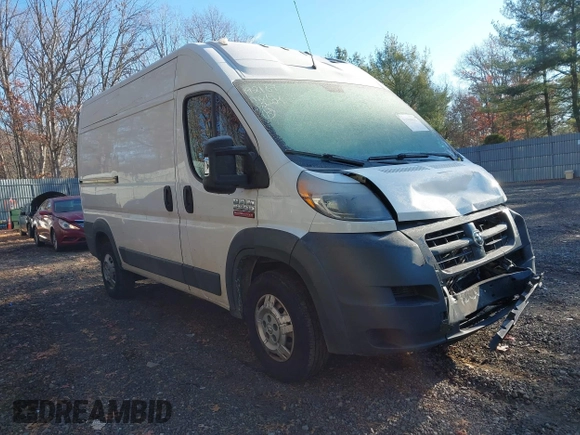 2018 Ram ProMaster Cargo with VIN 3C6TRVCG6JE110222, listed as a IAAI auction lot 41010863 with 75,639 mi miles and . Bid and sale history available at DreamBid. Image 1.