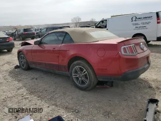 2010 Ford Mustang V6 with VIN 1ZVBP8EN6A5127893, listed as a Copart auction lot 49240375 with 152,874 mi miles and Salvage Title. Bid and sale history available at carsss.com. Image 2.