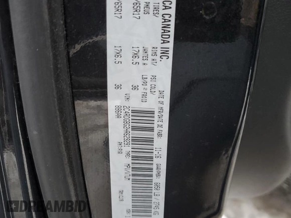 2017 Dodge Grand Caravan SE with VIN 2C4RDGBG2HR629291, listed as a Copart auction lot 46472625 with 164,108 mi miles and Salvage Title. Bid and sale history available at DreamBid. Image 13.