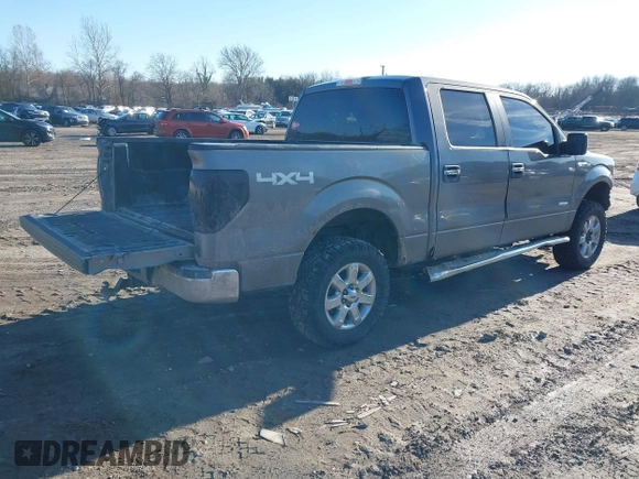 2013 Ford F-150 XL with VIN 1FTFW1ET6DFD65707, listed as a IAAI auction lot 41592995 with 215,848 mi miles and . Bid and sale history available at DreamBid. Image 4.