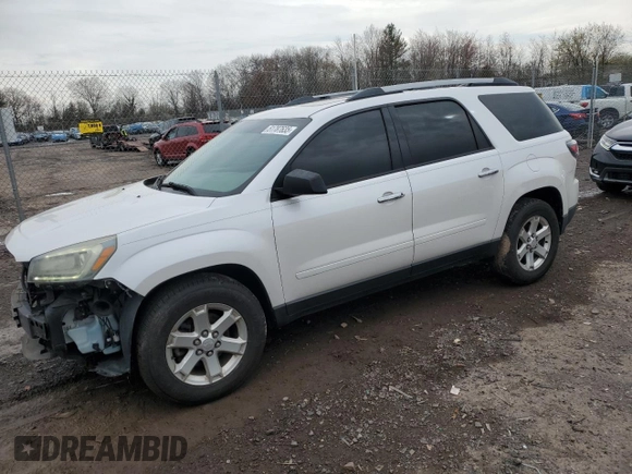 2016 GMC Acadia SLE with VIN 1GKKRPKD2GJ112444, listed as a Copart auction lot 51787635 with 202,829 mi miles and Salvage Title. Bid and sale history available at carsss.com. Image 1.