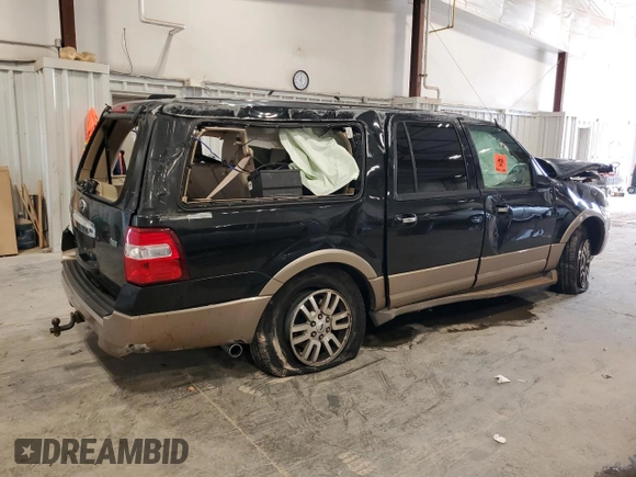 2014 Ford Expedition Max XLT with VIN 1FMJK1J58EEF29166, listed as a Copart auction lot 54952345 with Not provided miles and Non repairable. Bid and sale history available at DreamBid. Image 3.