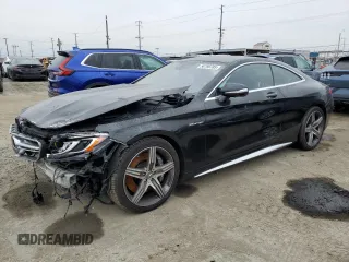 2015 Mercedes-Benz S-Class S 63 AMG with VIN WDDXJ7JB2FA001194, listed as a Copart auction lot 50769785 with 85,324 mi miles and Salvage Title. Bid and sale history available at carsss.com. Image 1.