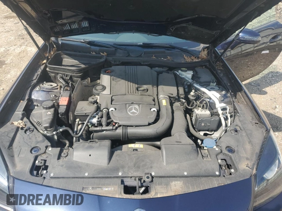 2012 Mercedes-Benz SLK 250 with VIN WDDPK4HA0CF037649, listed as a Copart auction lot 69355734 with 23,606 mi miles and Salvage title. Bid and sale history available at DreamBid. Image 11.