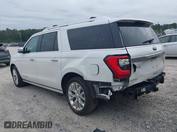 2019 Ford Expedition Max Platinum z VIN 1FMJK1MT1KEA00308, wystawiony jako IAAI lot #42299341 z przebiegiem 114 994 mil mil oraz . Historia ofert i sprzedaży dostępna na DreamBid. Obrazek 3.