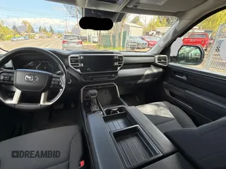 2022 Toyota Tundra SR5 with VIN 5TFLA5GD2NX001679, listed as a Copart auction lot 53191915 with 6,814 mi miles and Salvage title. Bid and sale history available at DreamBid. Image 9.