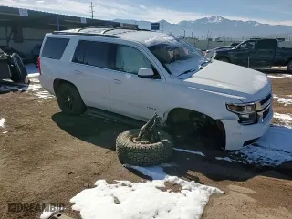 2019 Chevrolet Tahoe LT with VIN 1GNSKBKC3KR295753, listed as a Copart auction lot 45107755 with 0 mi miles and Salvage Title. Bid and sale history available at carsss.com. Image 12.