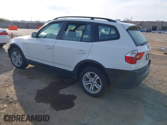 2004 BMW X3 3.0i with VIN WBXPA93454WC34741, listed as a IAAI auction lot 41728485 with 268,922 mi miles. Bid and sale history available at carsss.com. Image 3.