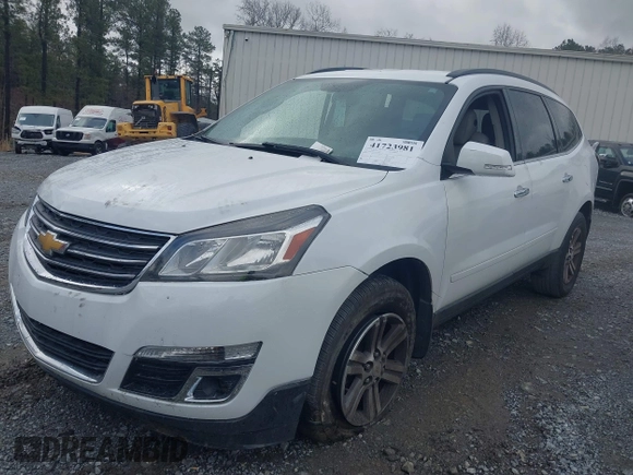 2016 Chevrolet Traverse LT z VIN 1GNKRHKD2GJ181384, wystawiony jako IAAI lot #41723981 z przebiegiem 143 263 mil mil oraz . Historia ofert i sprzedaży dostępna na DreamBid. Obrazek 17.