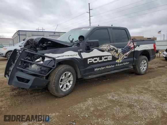 2023 Ford F-150 with VIN 1FTFW1P89PKD03772, listed as a Copart auction lot 45404835 with Not provided miles and Salvage title. Bid and sale history available at DreamBid. Image 1.