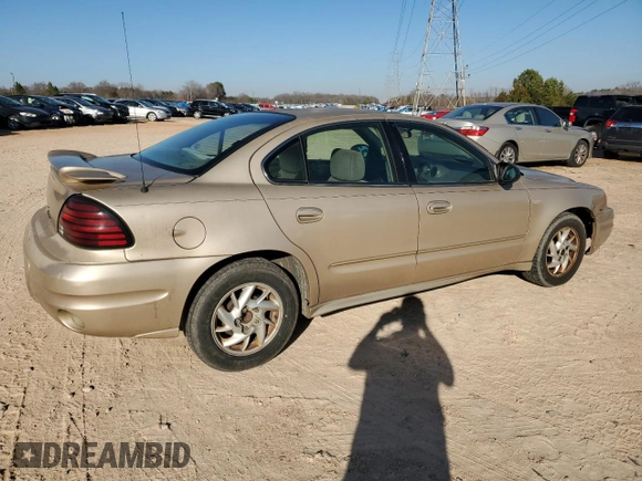 2005 Pontiac Grand Am SE with VIN 1G2NE52E35M184951, listed as a Copart auction lot 43535405 with 215,584 mi miles and Salvage Title. Bid and sale history available at carsss.com. Image 3.