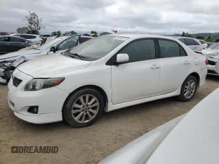2009 Toyota Corolla with VIN 1NXBU40E09Z012330, listed as a Copart auction lot 52833375 with 193,253 mi miles and Clean Title. Bid and sale history available at carsss.com. Image 1.