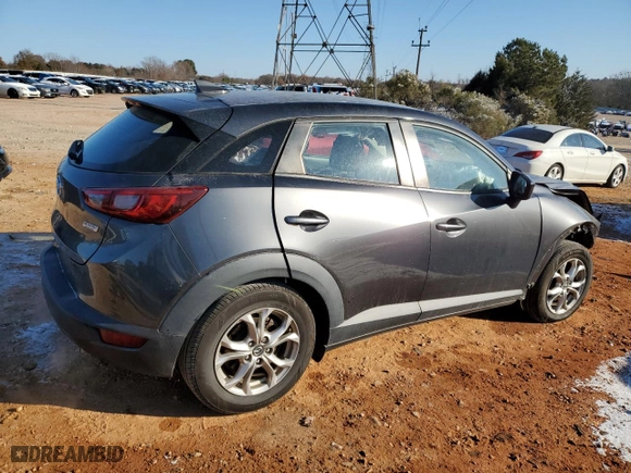 2018 Mazda CX-3 Sport with VIN JM1DKDB71J0324525, listed as a Copart auction lot 82491614 with 56,234 mi miles and Salvage Title. Bid and sale history available at carsss.com. Image 3.