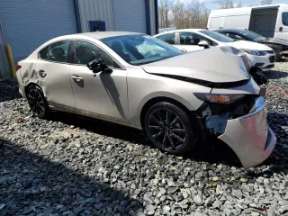 2025 Mazda 3 S Select Sport with VIN 3MZBPABM0SM466678, listed as a Copart auction lot 51999145 with 848 mi miles and Non Repairable. Bid and sale history available at DreamBid. Image 4.