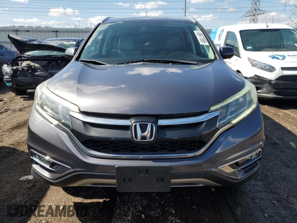 2015 Honda CR-V EX-L with VIN 5J6RM4H72FL019221, listed as a Copart auction lot 49977595 with 100,785 mi miles and Salvage Title. Bid and sale history available at carsss.com. Image 5.