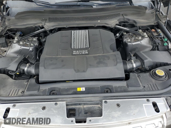 2014 Land Rover Range Rover HSE with VIN SALGS2WF4EA180240, listed as a Copart auction lot 56412085 with 90,235 mi miles and Salvage title. Bid and sale history available at DreamBid. Image 12.
