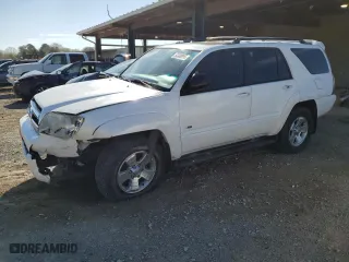 2005 Toyota 4Runner SR5 with VIN JTEZU14R350047617, listed as a Copart auction lot 50308995 with 242,858 mi miles and Salvage Title. Bid and sale history available at carsss.com. Image 1.