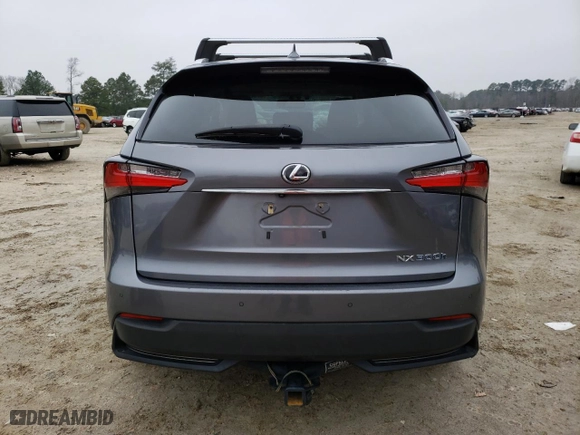 2016 Lexus NX 300h with VIN JTJYWRBZ7G2010098, listed as a Copart auction lot 37626824 with 0 mi miles. Bid and sale history available at carsss.com. Image 6.