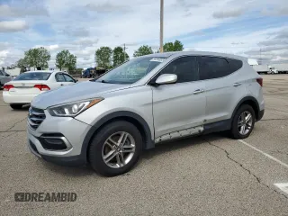 2017 Hyundai Santa Fe 2.4L z VIN 5XYZT3LB2HG419955, wystawiony jako Copart lot #55269085 z przebiegiem 114 958 mil mil oraz Czysty tytuł • Clean title. Historia ofert i sprzedaży dostępna na DreamBid. Obrazek 1.