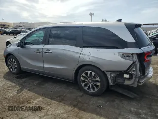 2022 Honda Odyssey EX-L with VIN 5FNRL6H78NB030228, listed as a Copart auction lot 52140365 with 40,607 mi miles and Salvage Title. Bid and sale history available at DreamBid. Image 2.