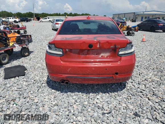 2017 BMW 2 Series 230i with VIN WBA2F9C37HV664597, listed as a Copart auction lot 58743925 with 40,537 mi miles and Salvage title. Bid and sale history available at DreamBid. Image 6.