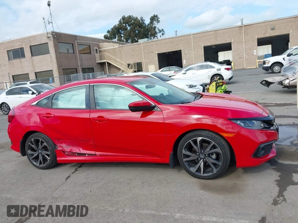 2019 Honda Civic Sport with VIN 2HGFC2F8XKH518773, listed as a IAAI auction lot 41934846 with 140,684 mi miles and . Bid and sale history available at DreamBid. Image 13.