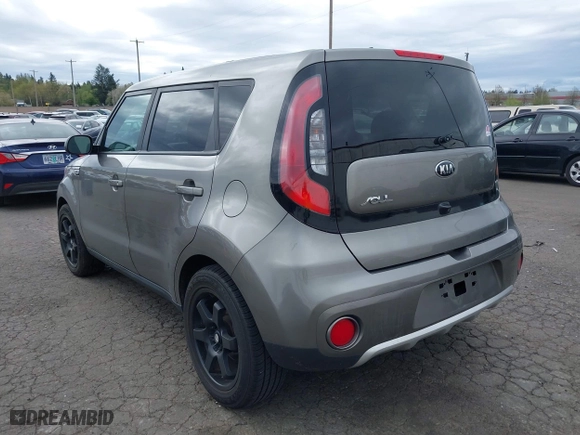2018 Kia Soul + with VIN KNDJP3A52J7602662, listed as a IAAI auction lot 42014883 with 67,164 mi miles. Bid and sale history available at carsss.com. Image 3.