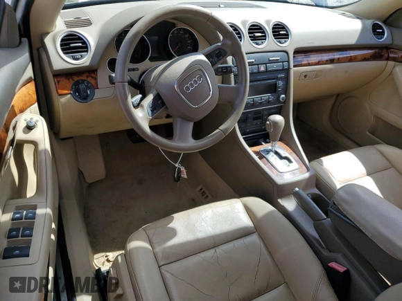 2008 Audi A4 2.0T с VIN WAUAF48HX8K003764, выставлен на аукционе Copart как лот 72354904 с пробегом 73 342 миль миль и Списание • Salvage title. История ставок и продаж доступна на DreamBid. Изображение 8.