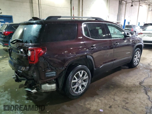 2020 GMC Acadia SLT with VIN 1GKKNULS6LZ238597, listed as a Copart auction lot 41644325 with 59,030 mi miles and Salvage Title. Bid and sale history available at DreamBid. Image 3.