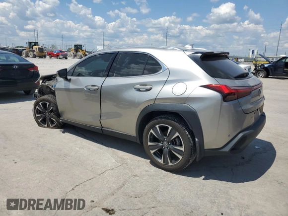 2022 Lexus UX 200 with VIN JTHX3JBH7N2054100, listed as a Copart auction lot 56495695 with 70,979 mi miles and Salvage title. Bid and sale history available at DreamBid. Image 2.