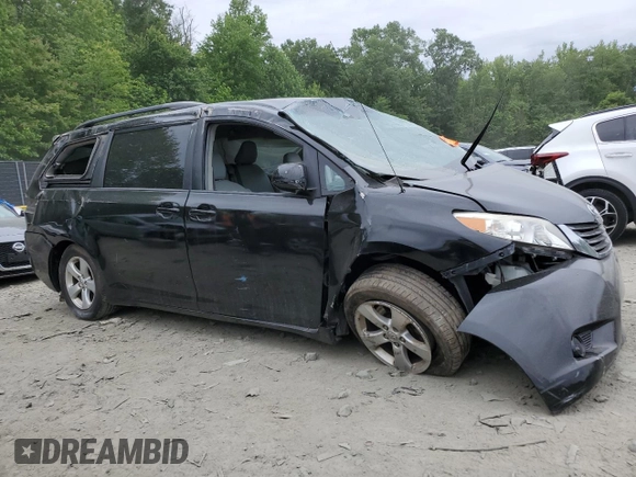 2012 Toyota Sienna LE AAS with VIN 5TDKK3DC7CS257912, listed as a Copart auction lot 58264265 with Not provided miles and Salvage title. Bid and sale history available at DreamBid. Image 4.
