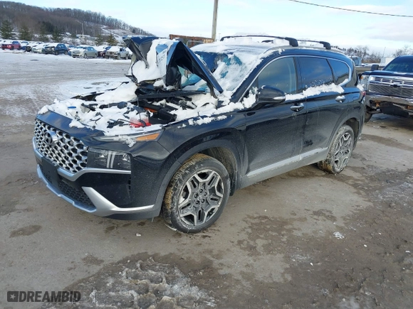 2021 Hyundai Santa Fe Hybrid Limited with VIN KM8S5DA14MU012154, listed as a IAAI auction lot 41283257 with 40,280 mi miles. Bid and sale history available at carsss.com. Image 18.